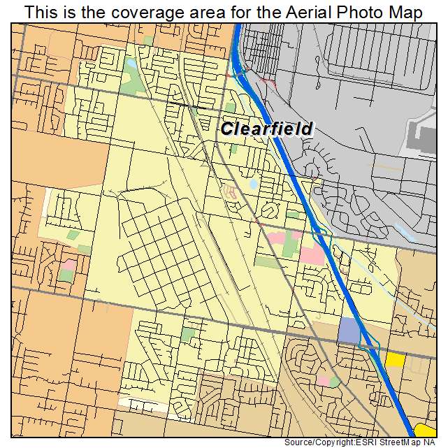 Clearfield, UT location map 