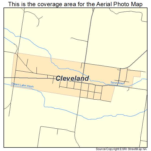 Cleveland, UT location map 