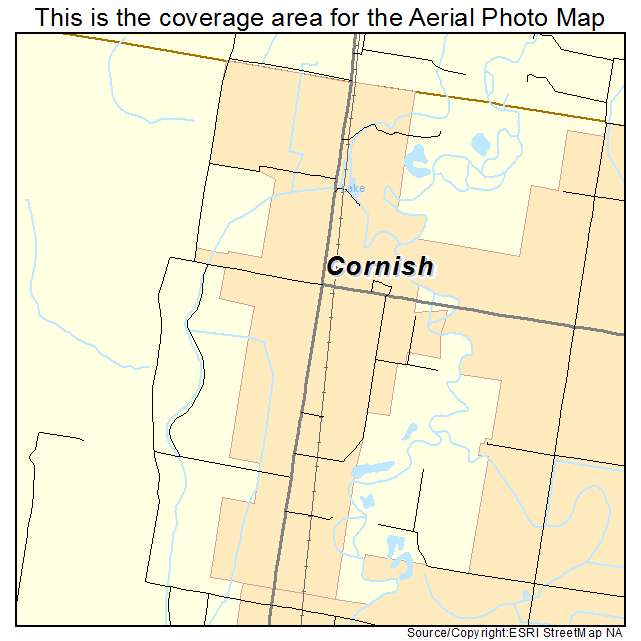 Cornish, UT location map 