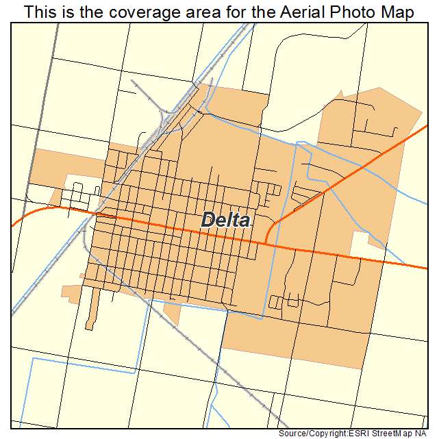 Delta, UT location map 