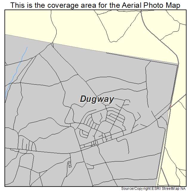 Dugway, UT location map 