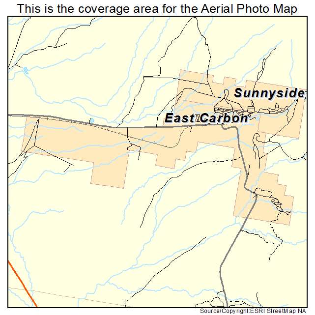 East Carbon, UT location map 