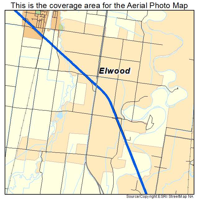 Elwood, UT location map 