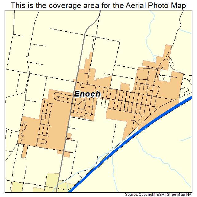 Enoch, UT location map 