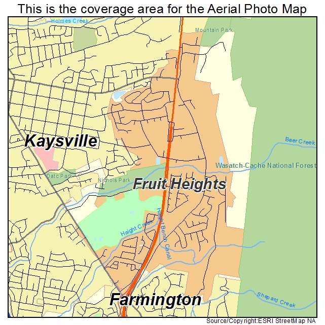 Fruit Heights, UT location map 