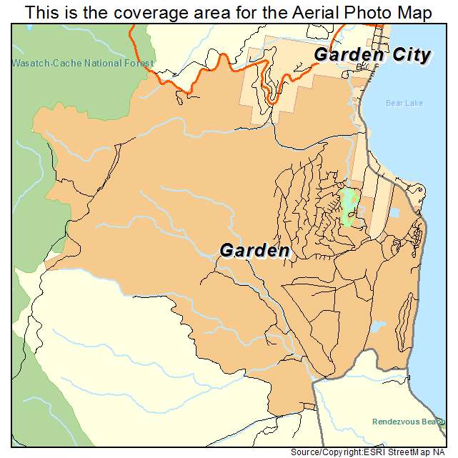 Garden, UT location map 