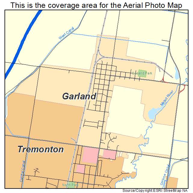 Garland, UT location map 