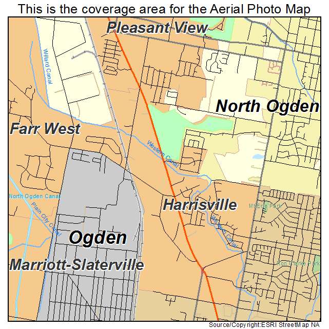 Harrisville, UT location map 