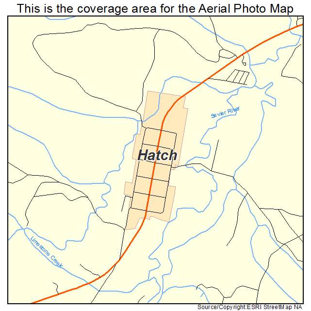 Hatch, UT location map 