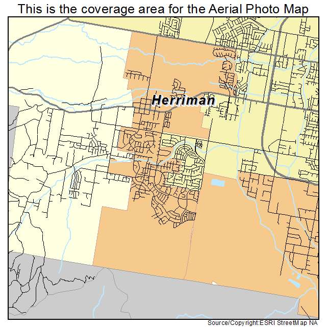Herriman, UT location map 