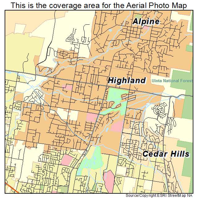 Highland, UT location map 