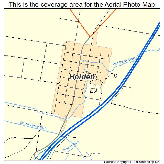 Holden, UT location map 
