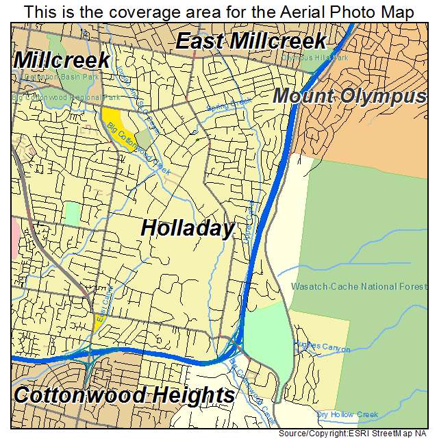 Holladay, UT location map 