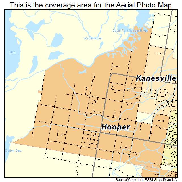 Hooper, UT location map 