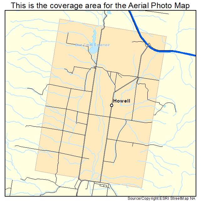 Howell, UT location map 