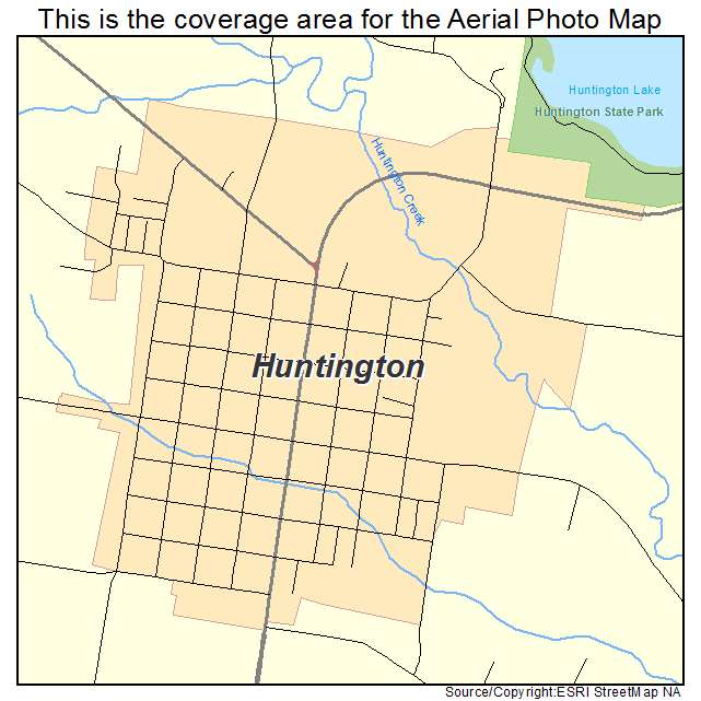 Huntington, UT location map 