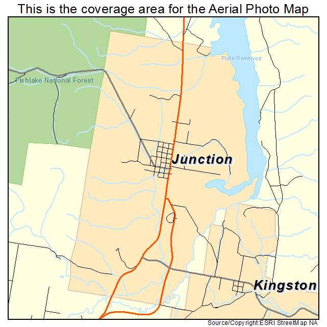 Junction, UT location map 
