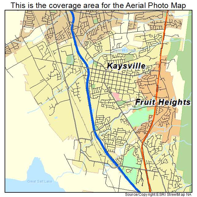 Kaysville, UT location map 
