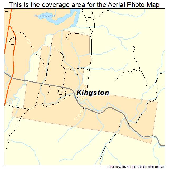 Kingston, UT location map 