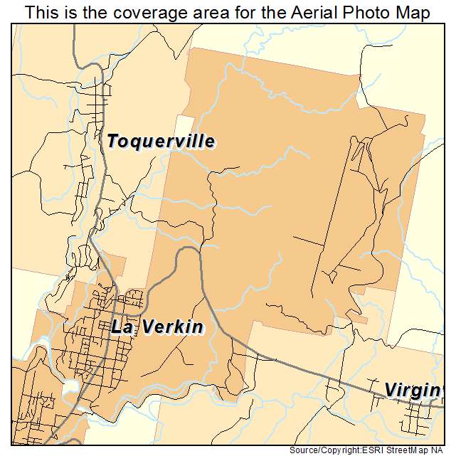 La Verkin, UT location map 