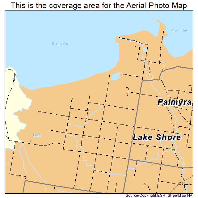 Lake Shore, UT location map 
