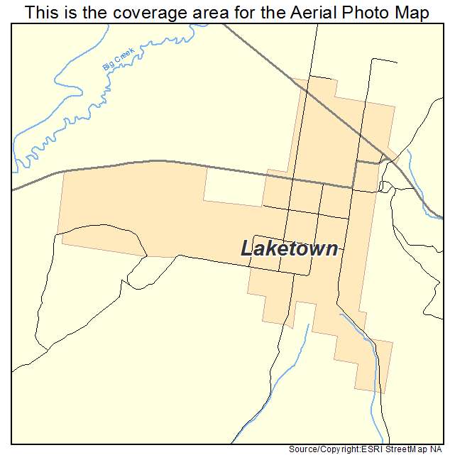 Laketown, UT location map 