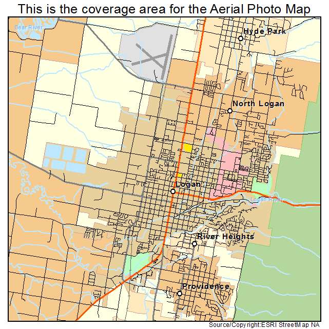 Logan, UT location map 