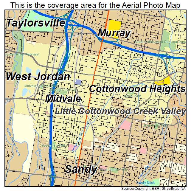 Midvale, UT location map 