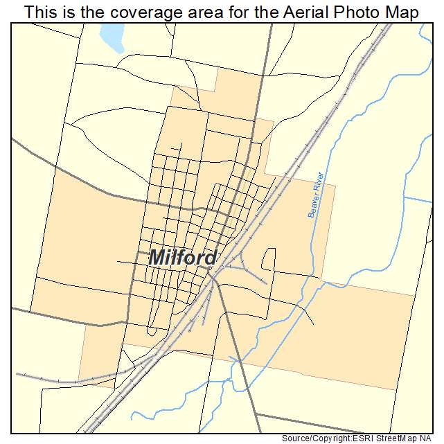 Milford, UT location map 