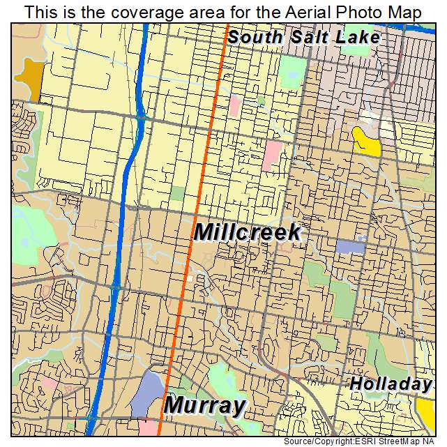 Millcreek, UT location map 