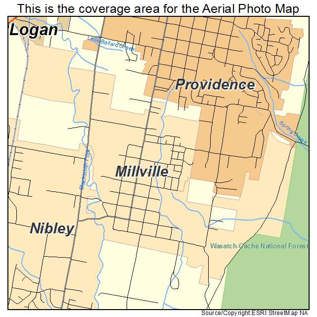 Millville, UT location map 