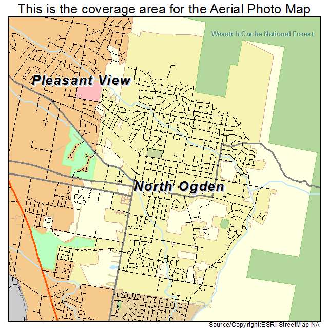 North Ogden, UT location map 