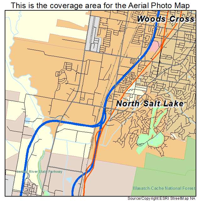 North Salt Lake, UT location map 