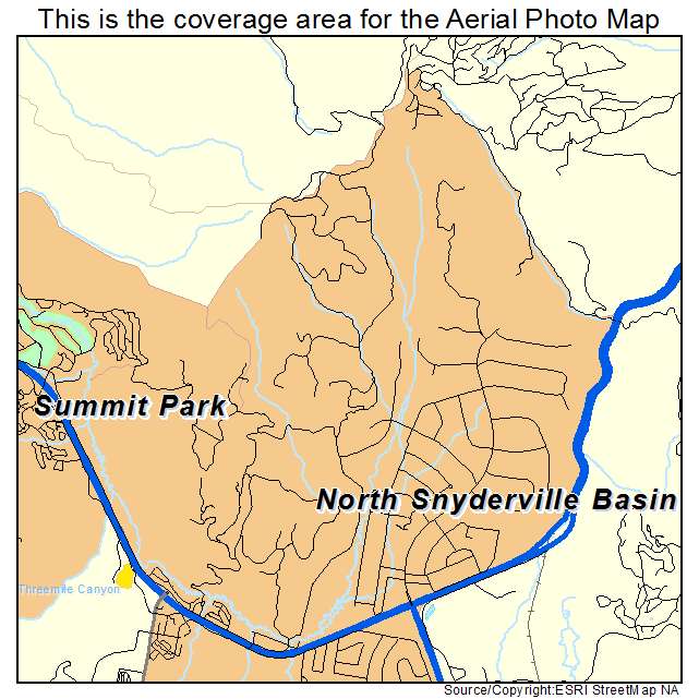 North Snyderville Basin, UT location map 