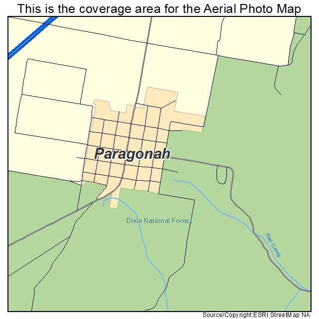 Paragonah, UT location map 