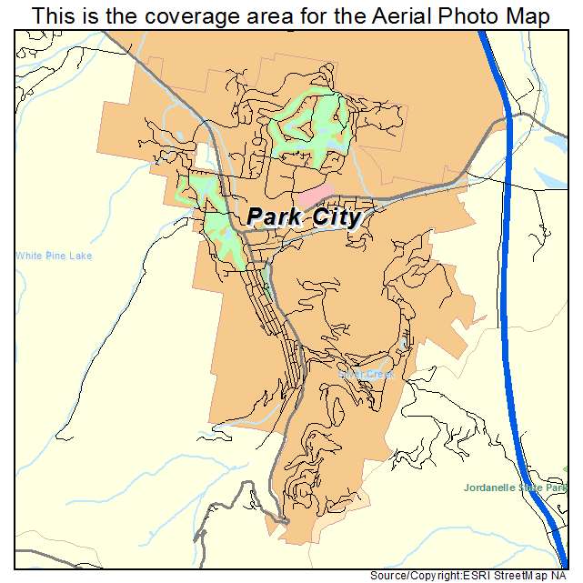 Park City, UT location map 