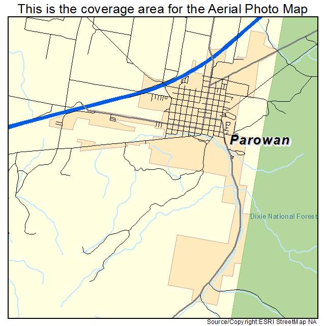 Parowan, UT location map 
