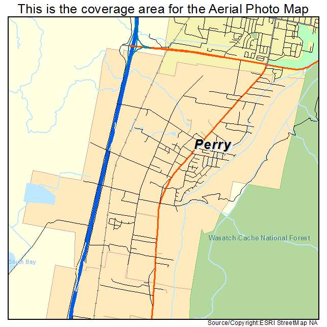 Perry, UT location map 