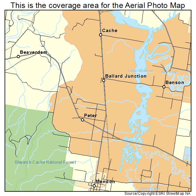 Peter, UT location map 