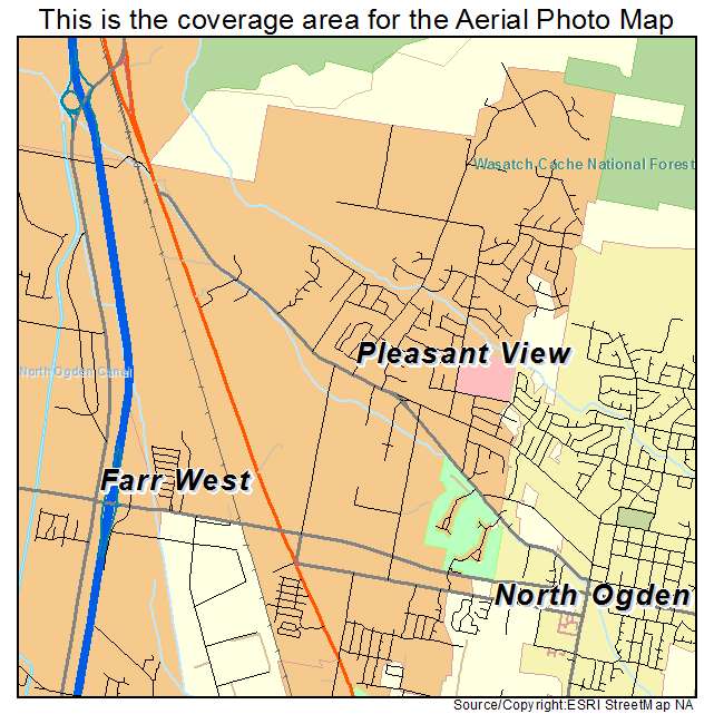 Pleasant View, UT location map 