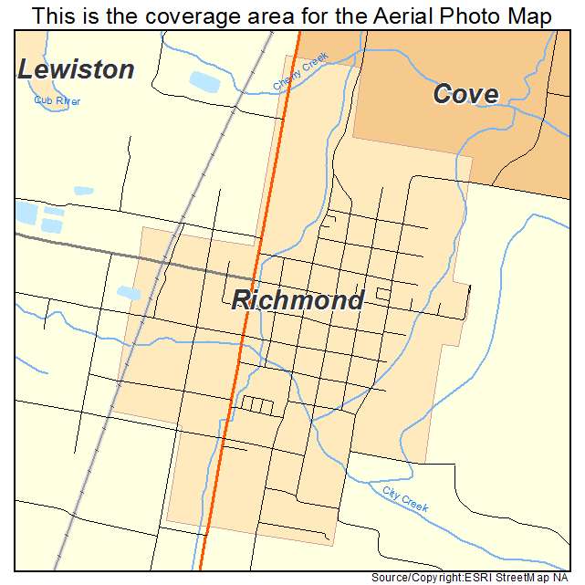 Richmond, UT location map 