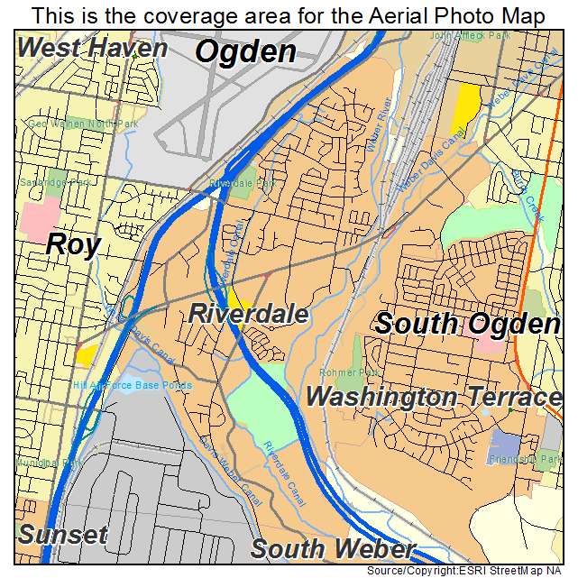 Riverdale, UT location map 
