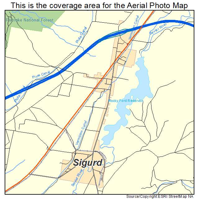 Sigurd, UT location map 