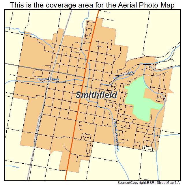 Smithfield, UT location map 