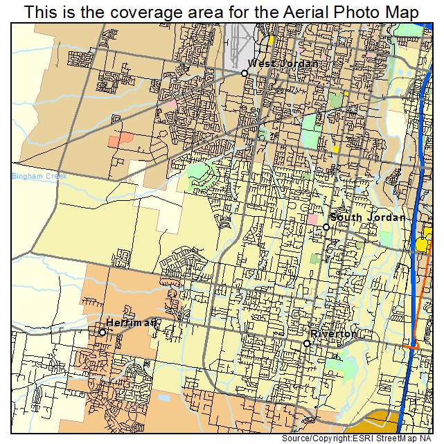 South Jordan, UT location map 