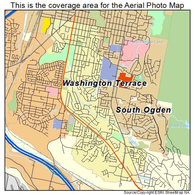 South Ogden, UT location map 