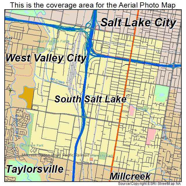 South Salt Lake, UT location map 