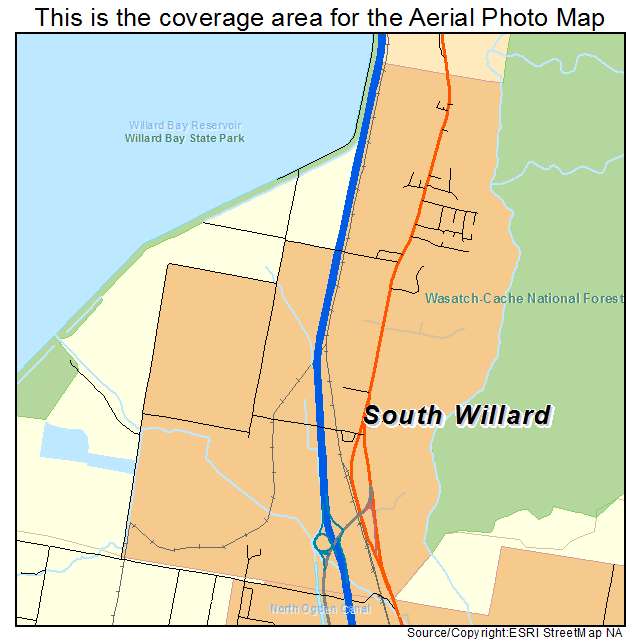 South Willard, UT location map 