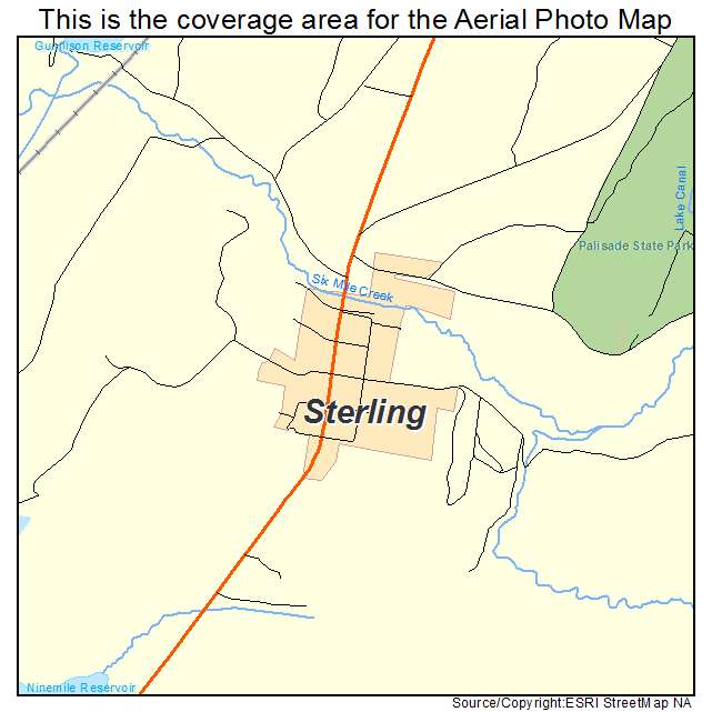 Sterling, UT location map 