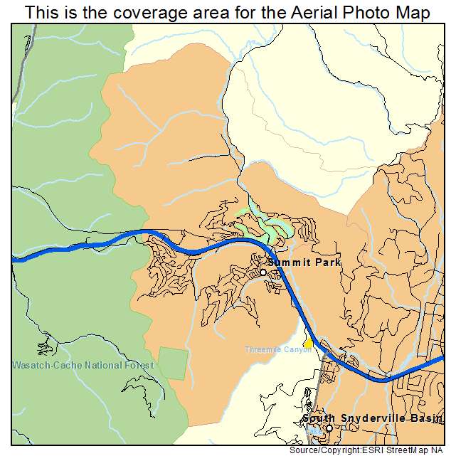 Summit Park, UT location map 